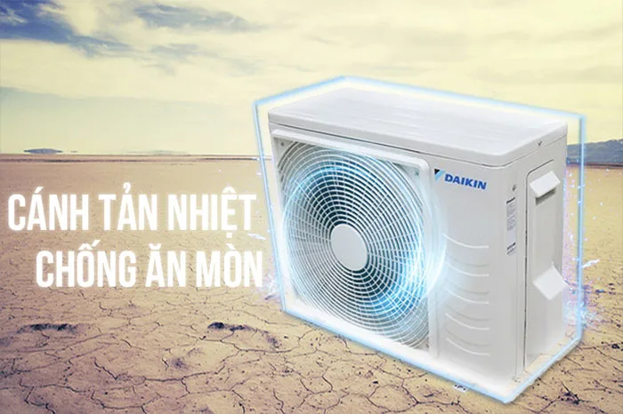 dieu hoa am tran daikin noi ong gio ben bi