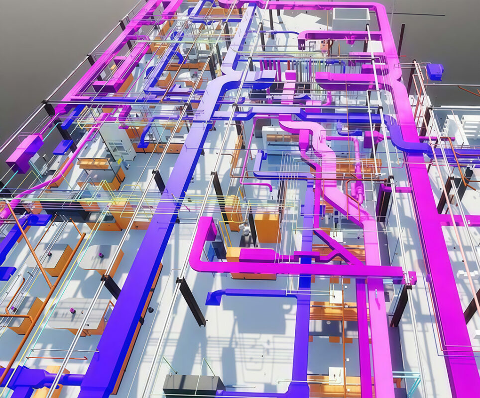 Tư vấn thiết kế thi công cơ điện 9 Bản vẽ thông gió xưởng sản xuất