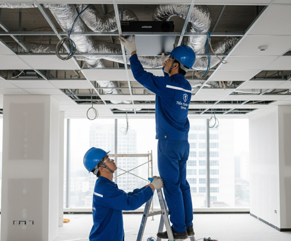 Máy cấp khí tươi tiêu chuẩn với 3 lớp lọc