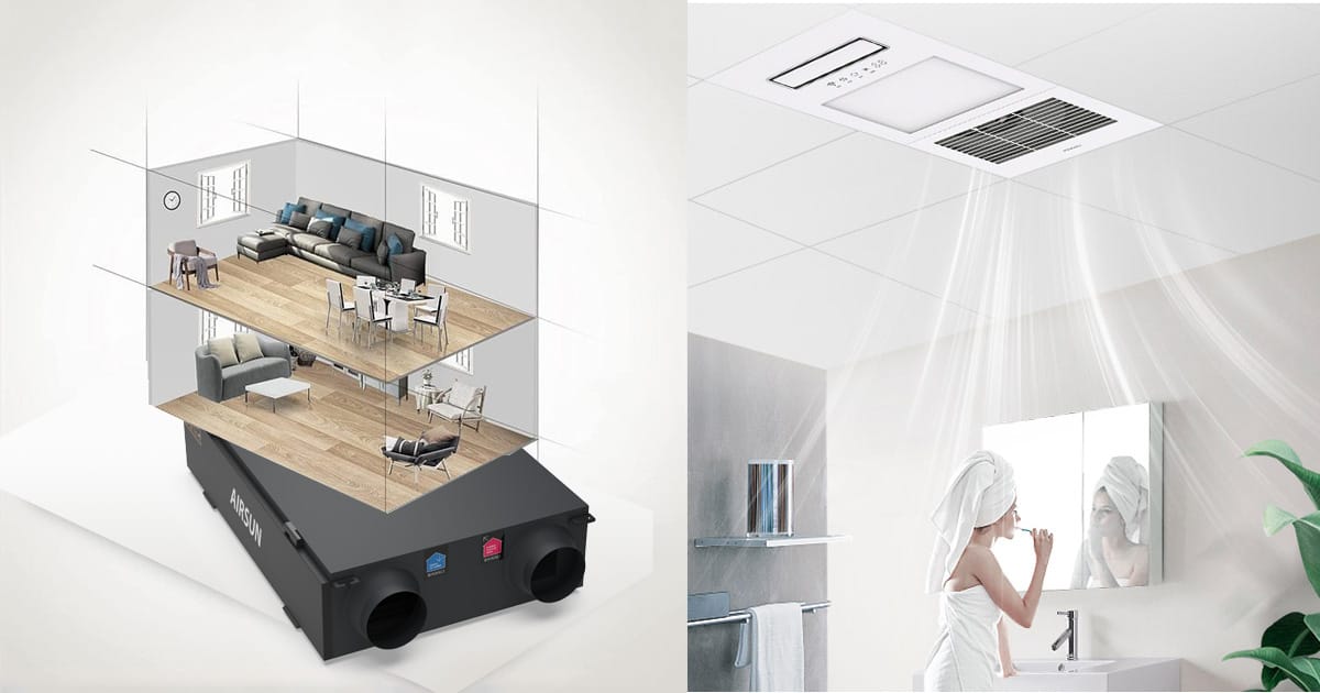 máy cấp khí tươi chung cư AirSun