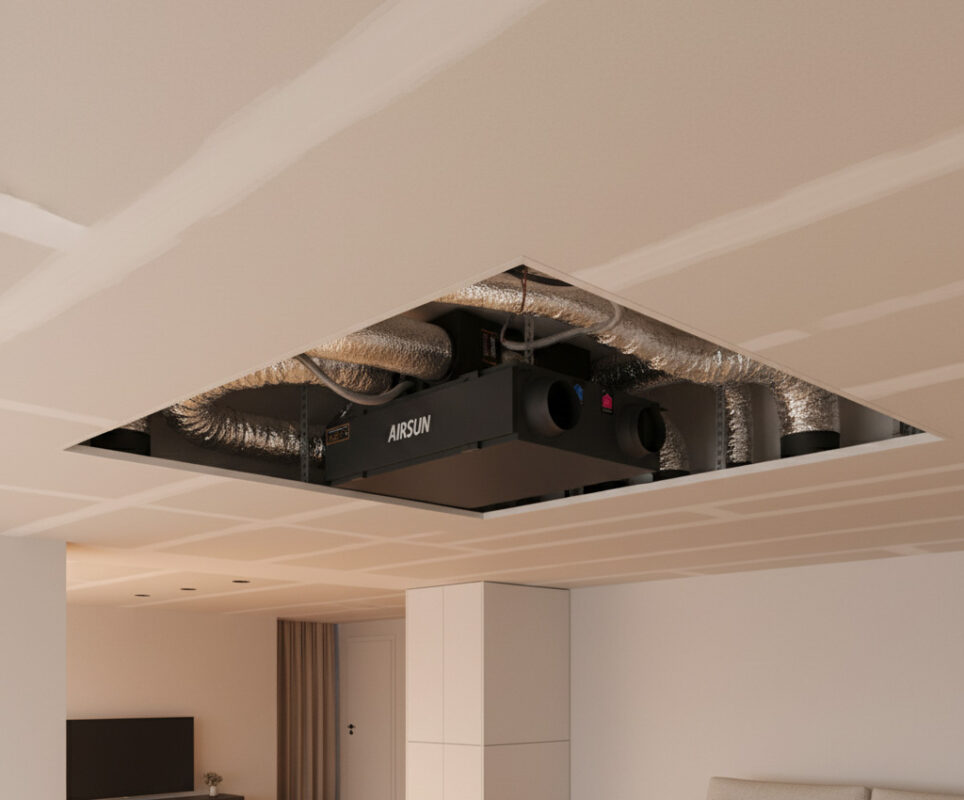 Máy cấp khí tươi cho chung cư không gian kín