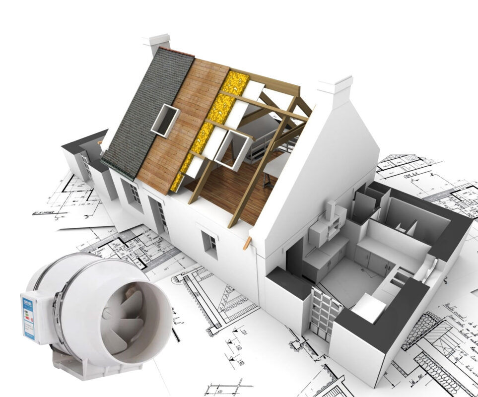 Quạt hút gió biệt thự