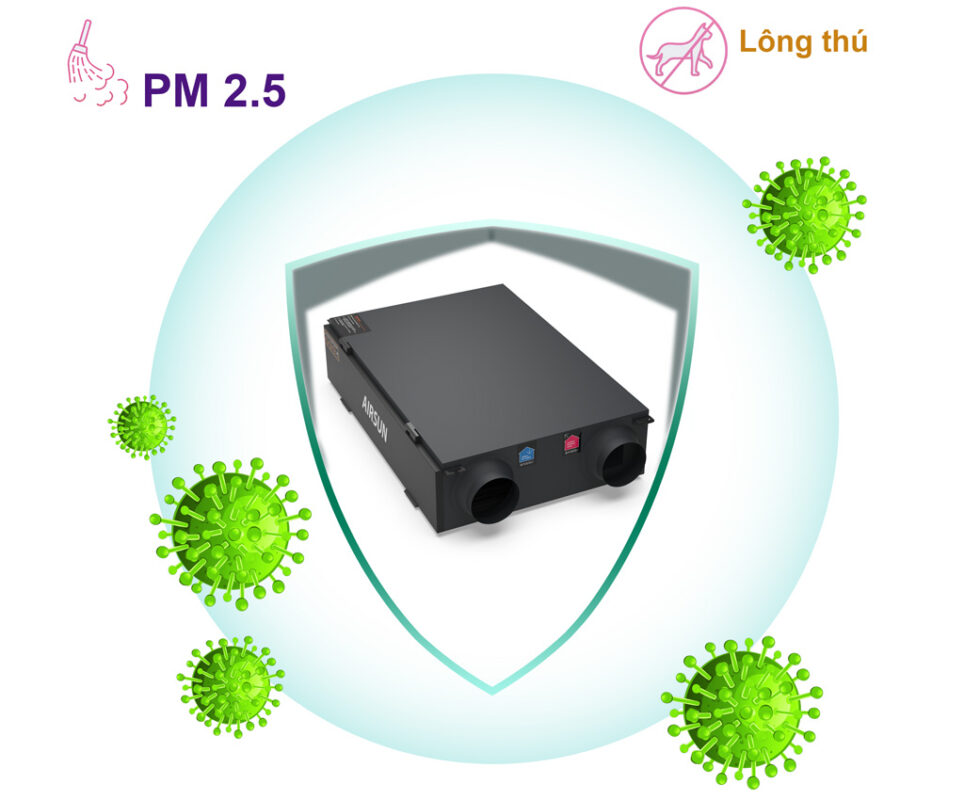 máy cấp khí tươi chung cư sẽ bảo vệ sức khỏe gia đình