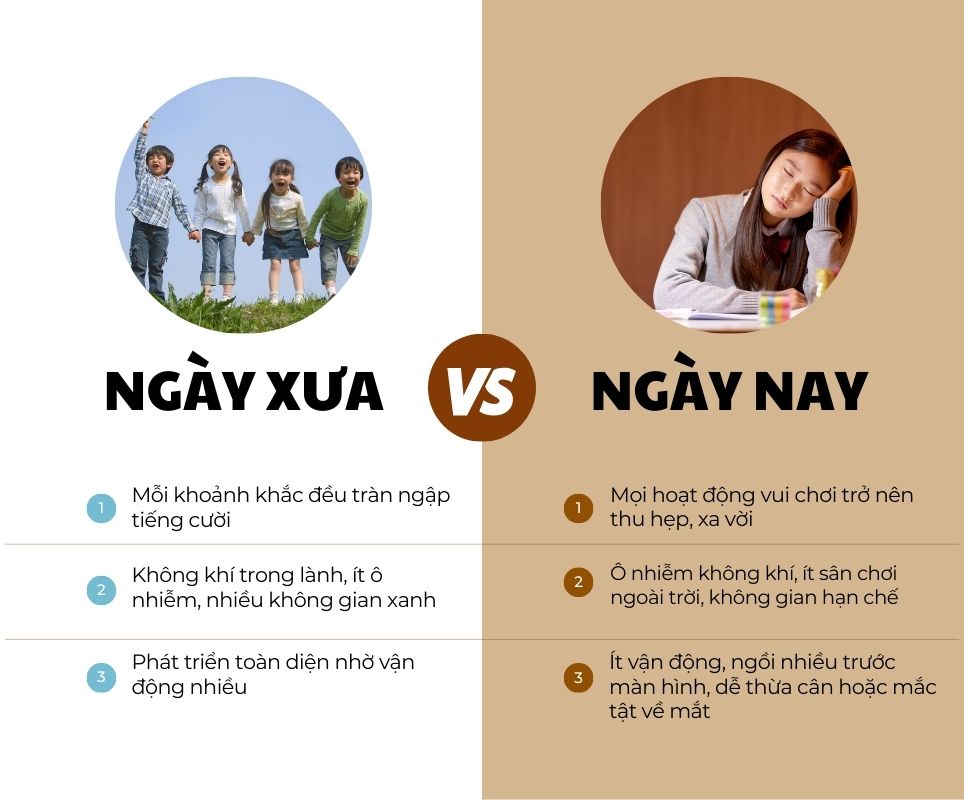 Không khí trong lành rất quan trọng cho sự phát triển của trẻ