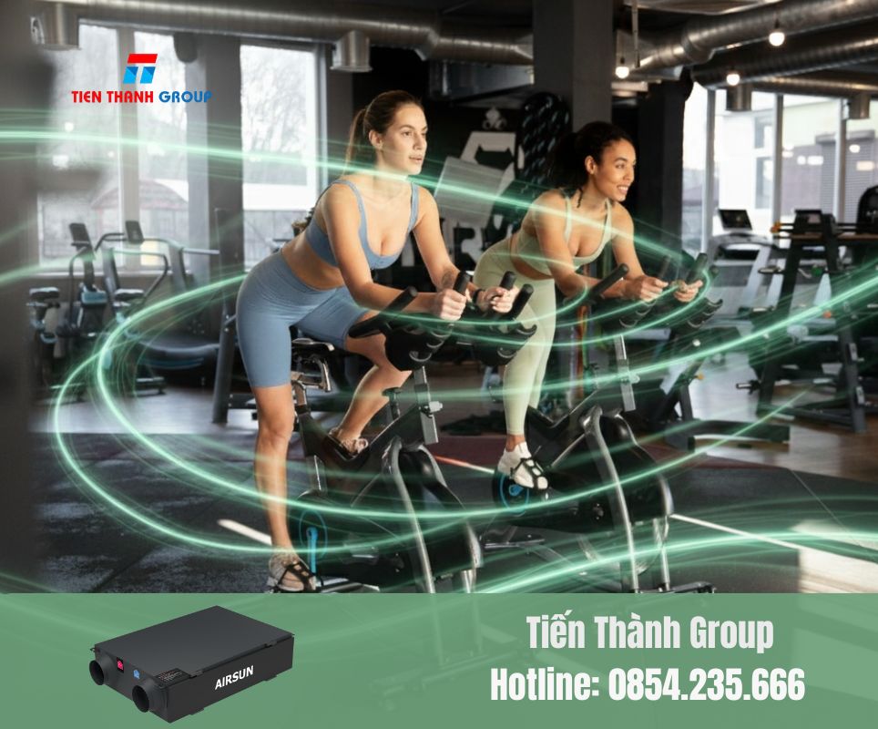 Máy cấp khí tươi Airsun đáp ứng tốt cho mọi mô hình phòng tập, từ studio nhỏ đến trung tâm lớn