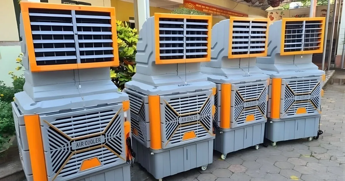 Quạt hơi nước công nghiệp: Làm mát nhanh, tiết kiệm điện