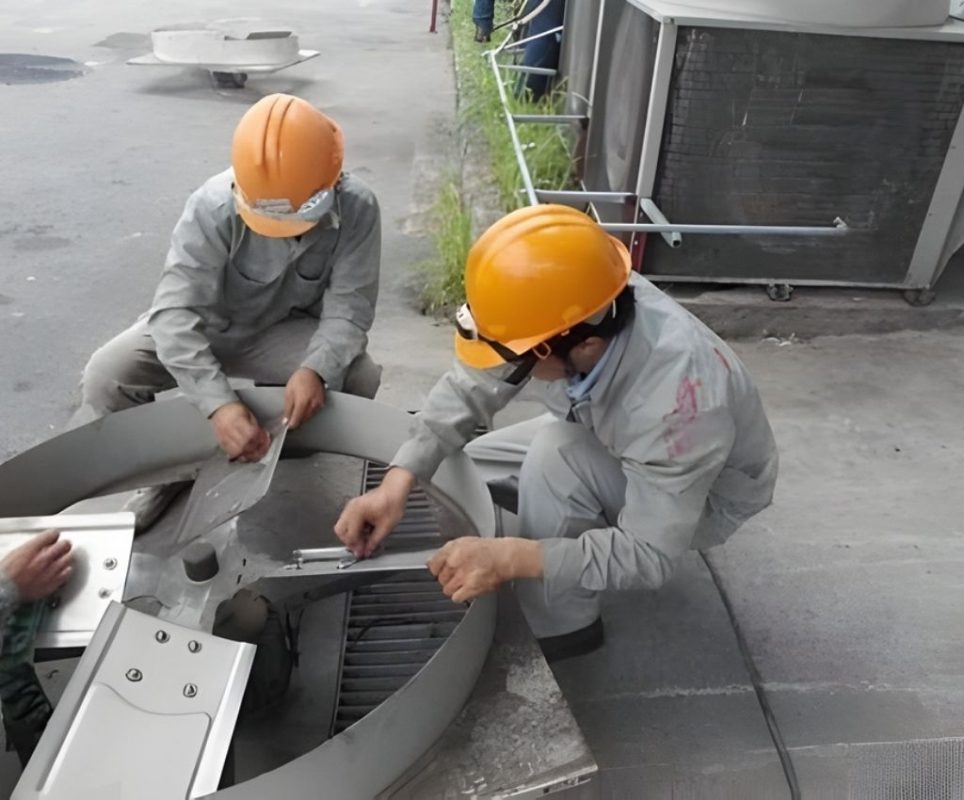 Quạt thông gió vuông: Hút gió công nghiệp, nhà xưởng lớn 4 quat thong gio vuong 4