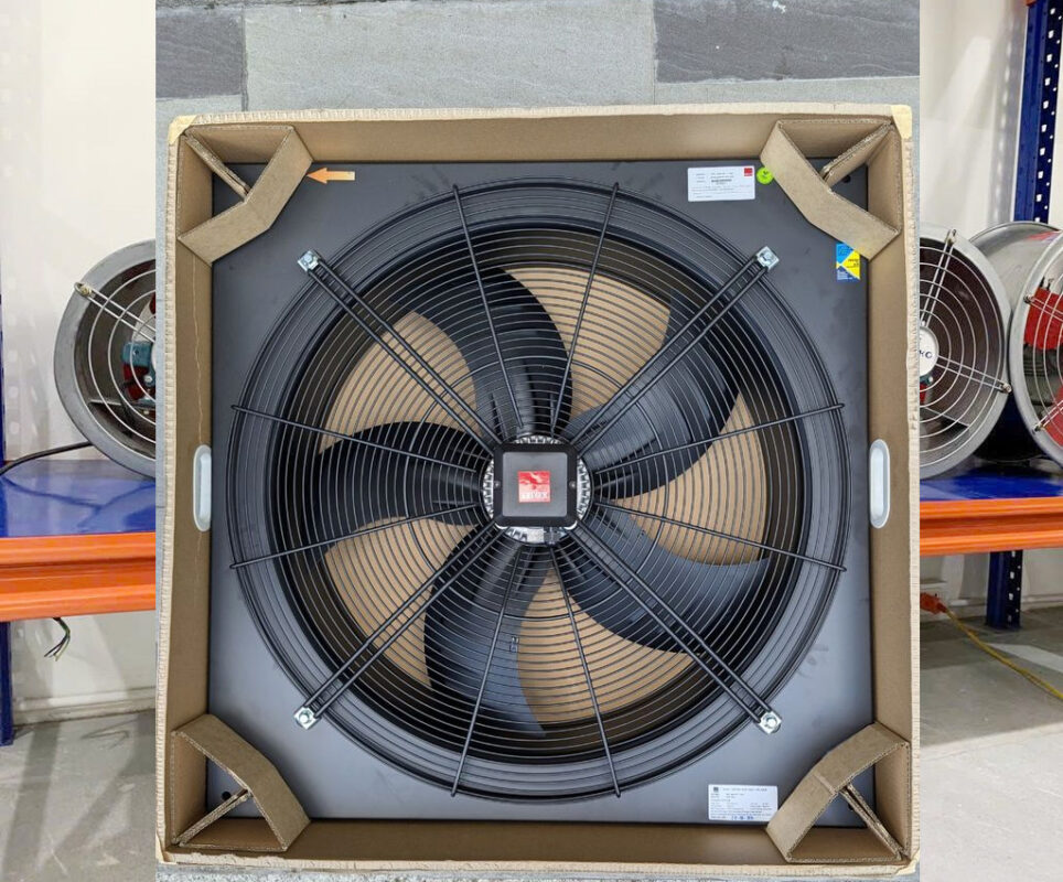 Quạt thông gió vuông hướng trục