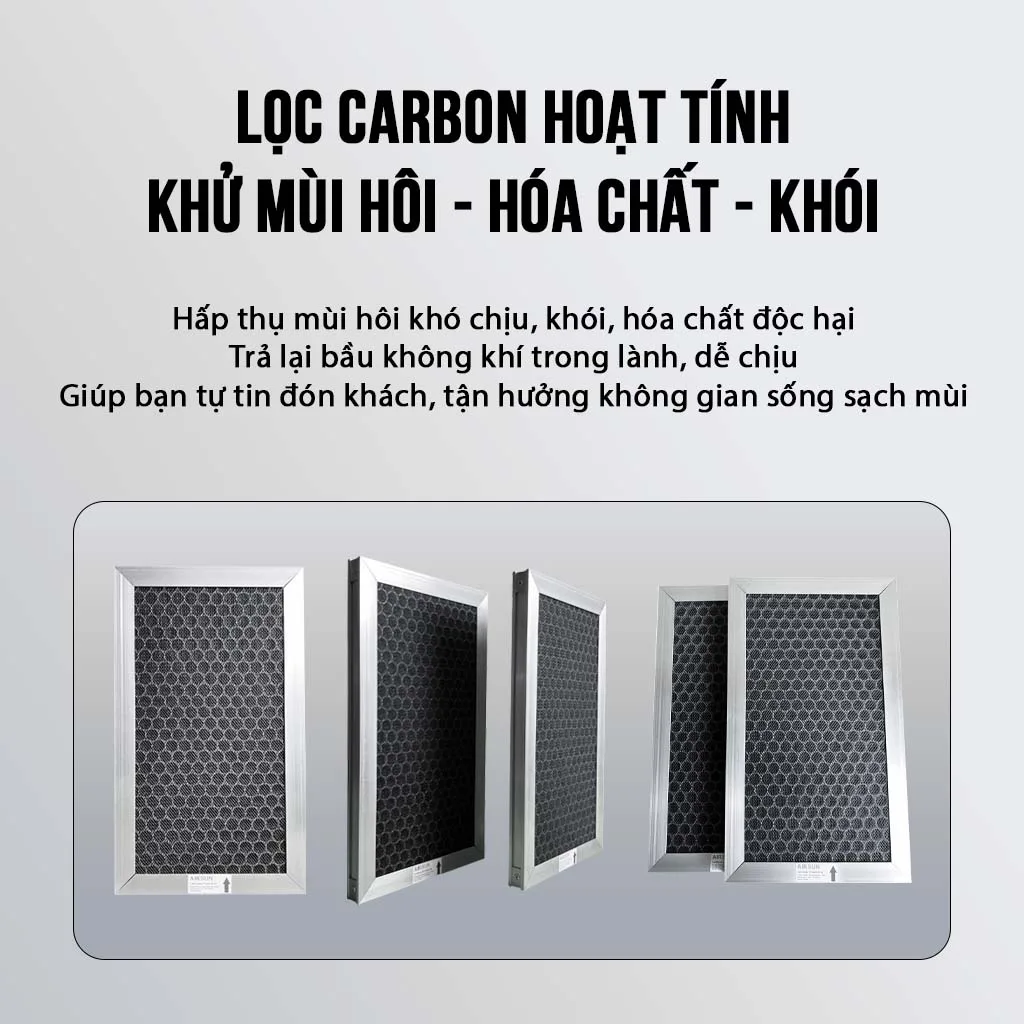 Carbon hoạt tính khử mùi và hấp thụ khí độc hiệu quả