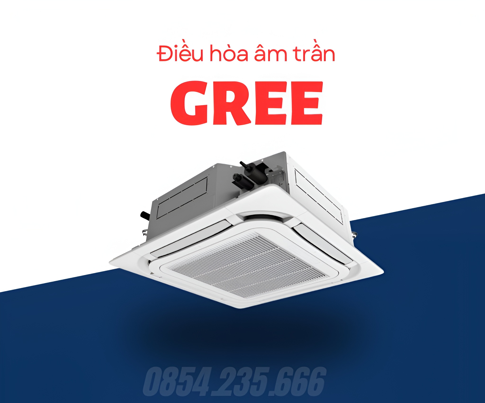 Gree - Điều hòa âm trần phù hợp các dự án cần kiểm soát ngân sách đầu tư ban đầu