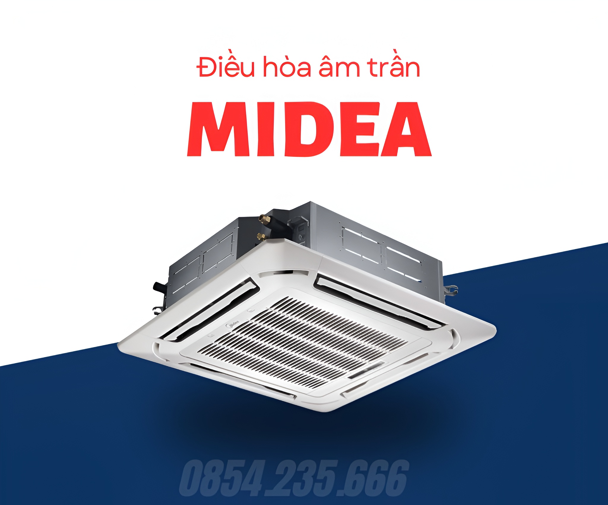 Midea - Điều hòa âm trần thuận lợi triển khai đồng loạt trong các dự án chuỗi