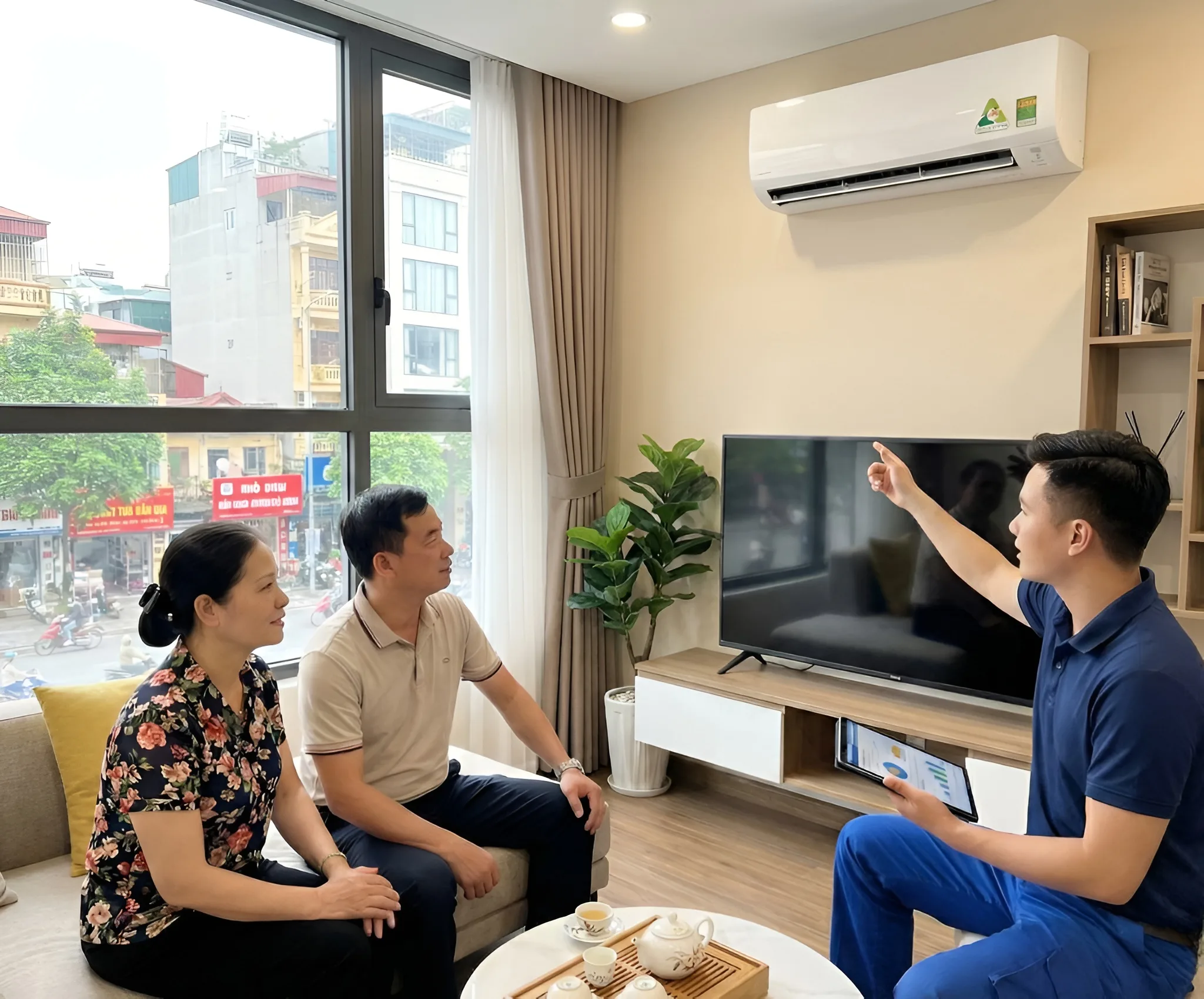 Báo giá lắp đặt điều hòa trọn gói 2 Tien Thanh Group ban giao du an