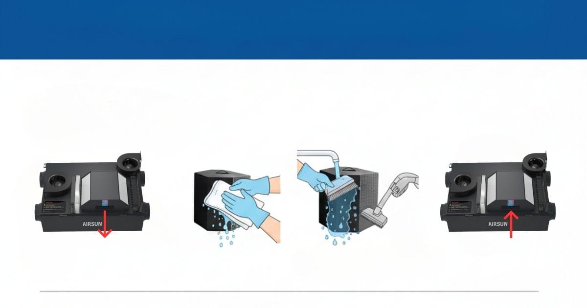 Hướng dẫn bảo trì lõi trao đổi nhiệt ERV định kỳ đúng cách