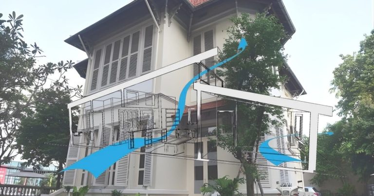 Cải tạo thông gió biệt thự cũ: Nâng tầm giá trị biệt thự cũ