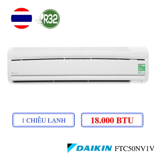 Điều hòa DAIKIN 1 chiều 18.000BTU FTC50NV1V/RC50NV1V