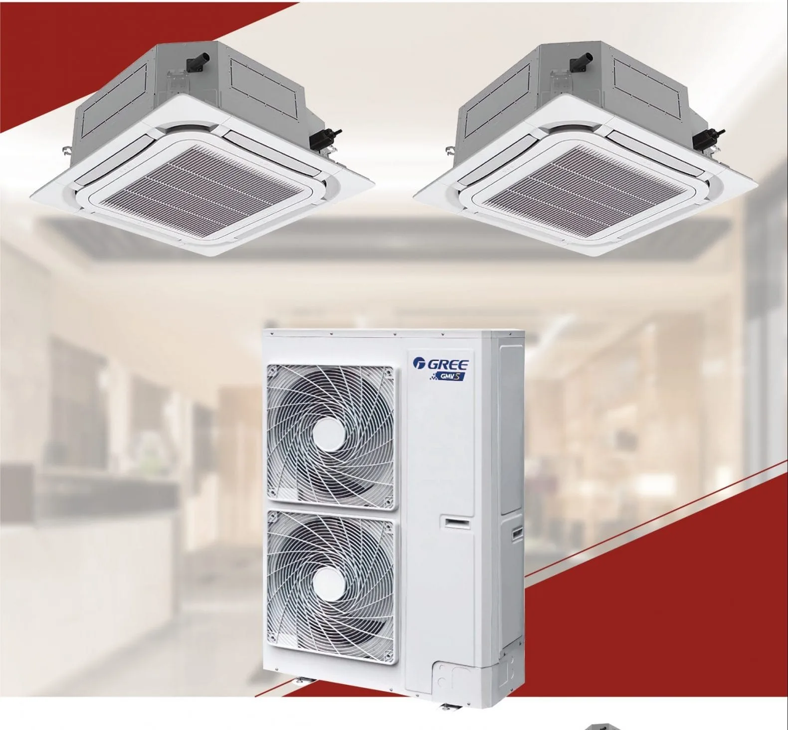 ĐIỀU HOÀ GMV S 10HP GREE MODEL : GMV-280WL/L-M