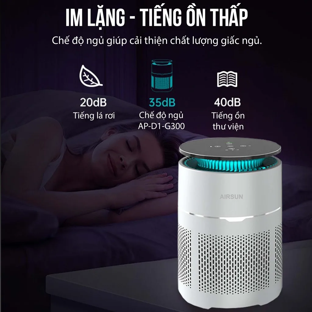 Máy lọc không khí AirSun AS D1 G300 - Ảnh 4