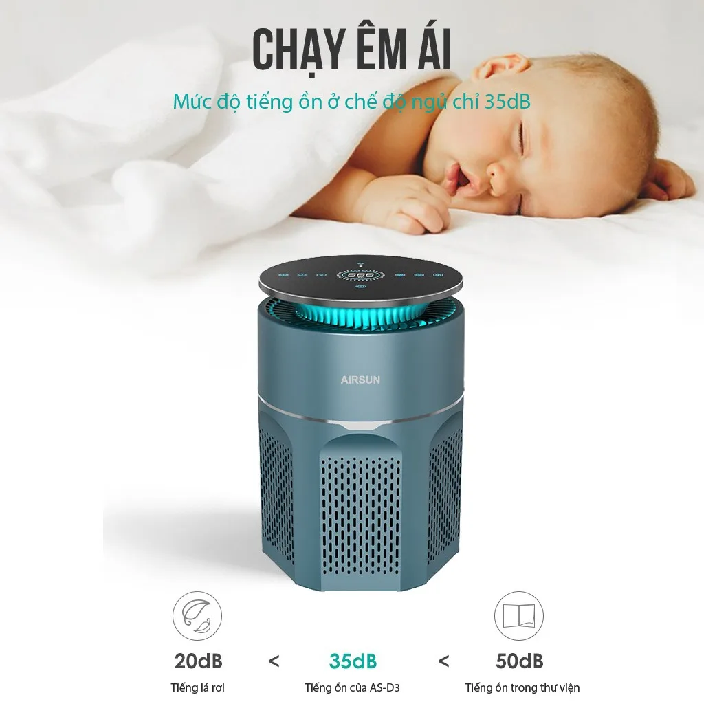 Máy lọc không khí AirSun AS D3 G300 - Ảnh 9