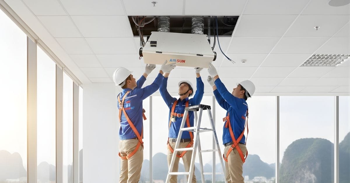 Cung cấp trọn gói lắp đặt máy cấp khí tươi tại Ninh Bình