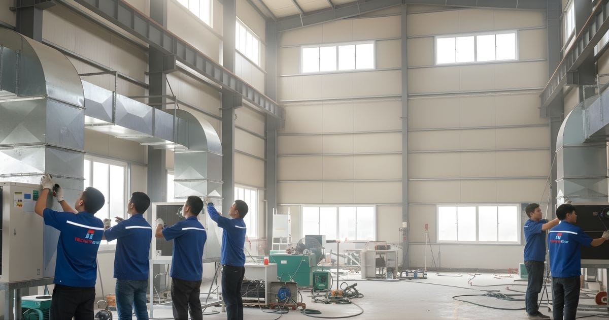 Đơn vị lắp máy cấp khí tươi tại Vũng Tàu chuyên nghiệp