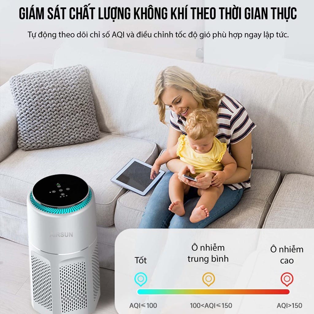 Máy lọc không khí AirSun AS L1 G201 9 Máy lọc không khí AirSun AS L1 G201 - Ảnh 9