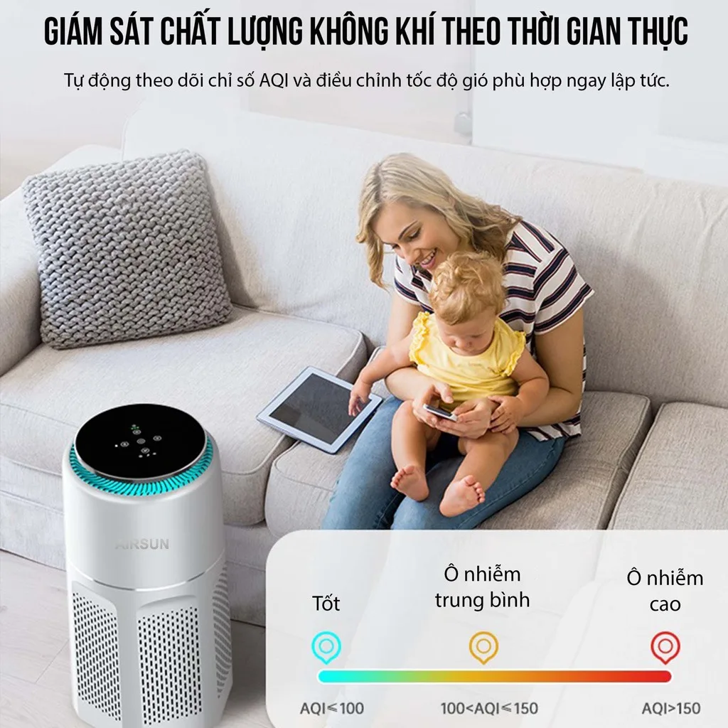 Máy lọc không khí AirSun AS L1 G201 - Ảnh 9