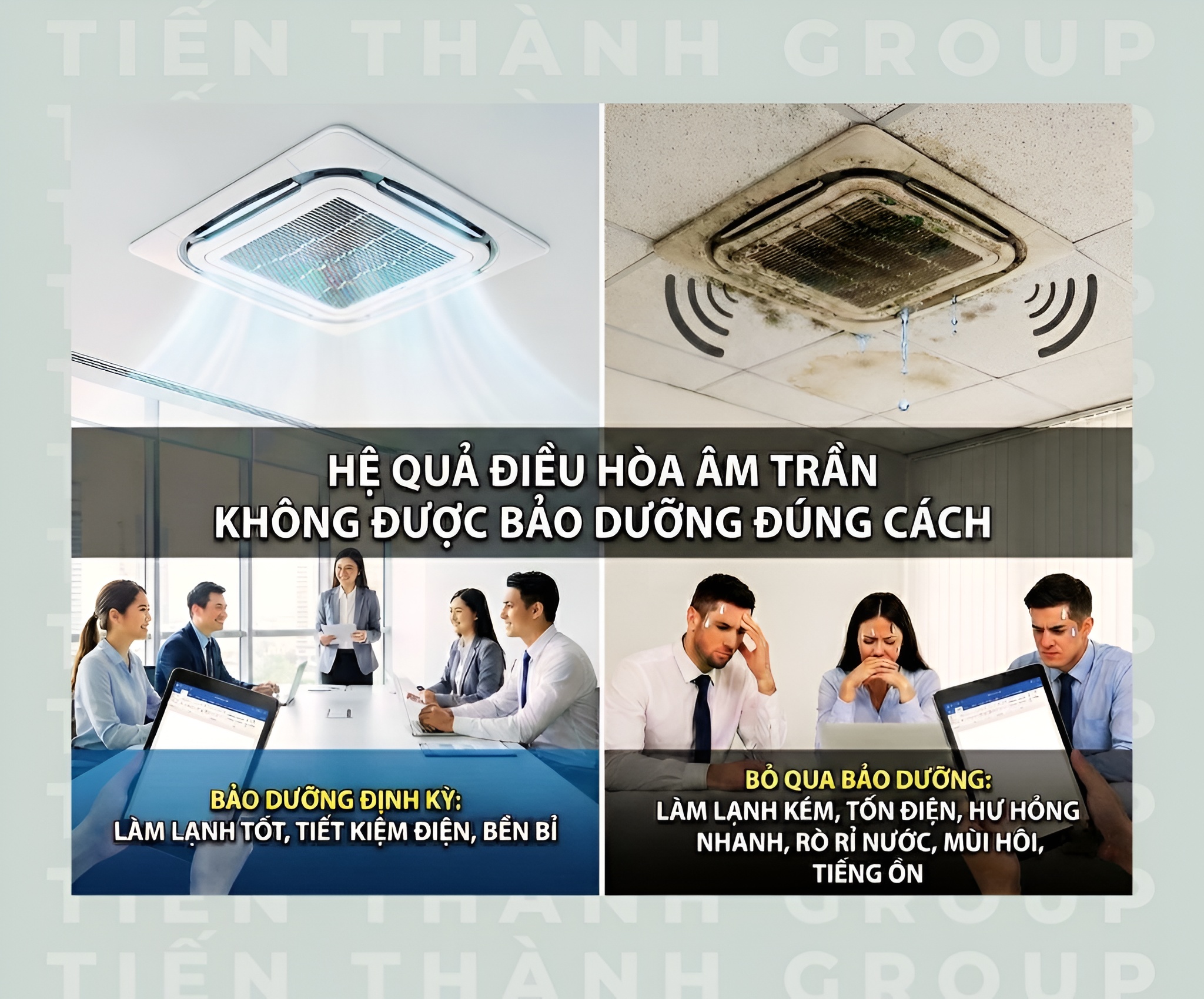 Bảo trì định kỳ giúp điều hòa duy trì hiệu suất làm mát và hạn chế các sự cố phát sinh trong quá trình sử dụng