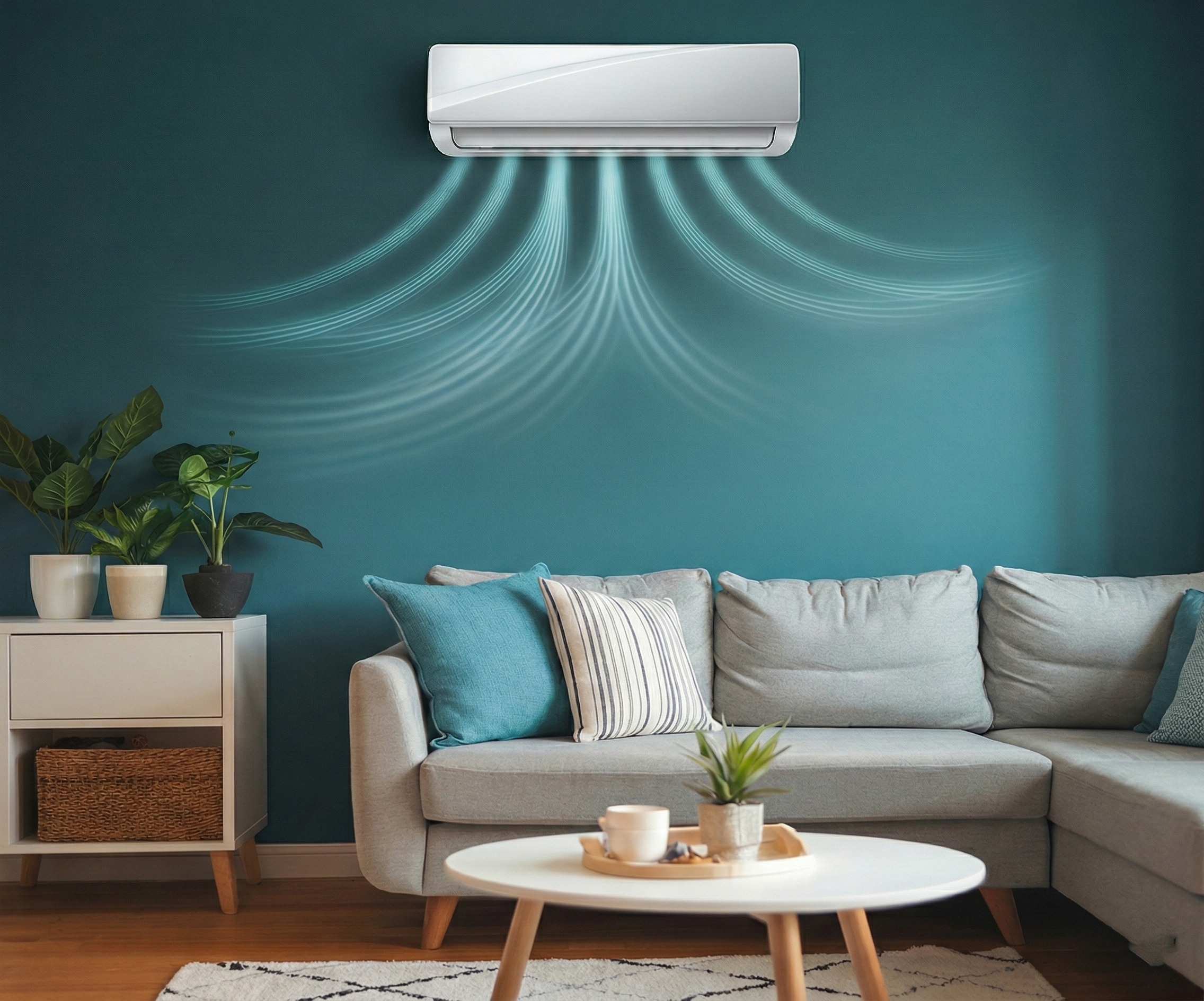 Thiết kế tinh tế của m&aacute;y lạnh treo tường gi&uacute;p n&acirc;ng tầm sang trọng cho kiến tr&uacute;c nội thất