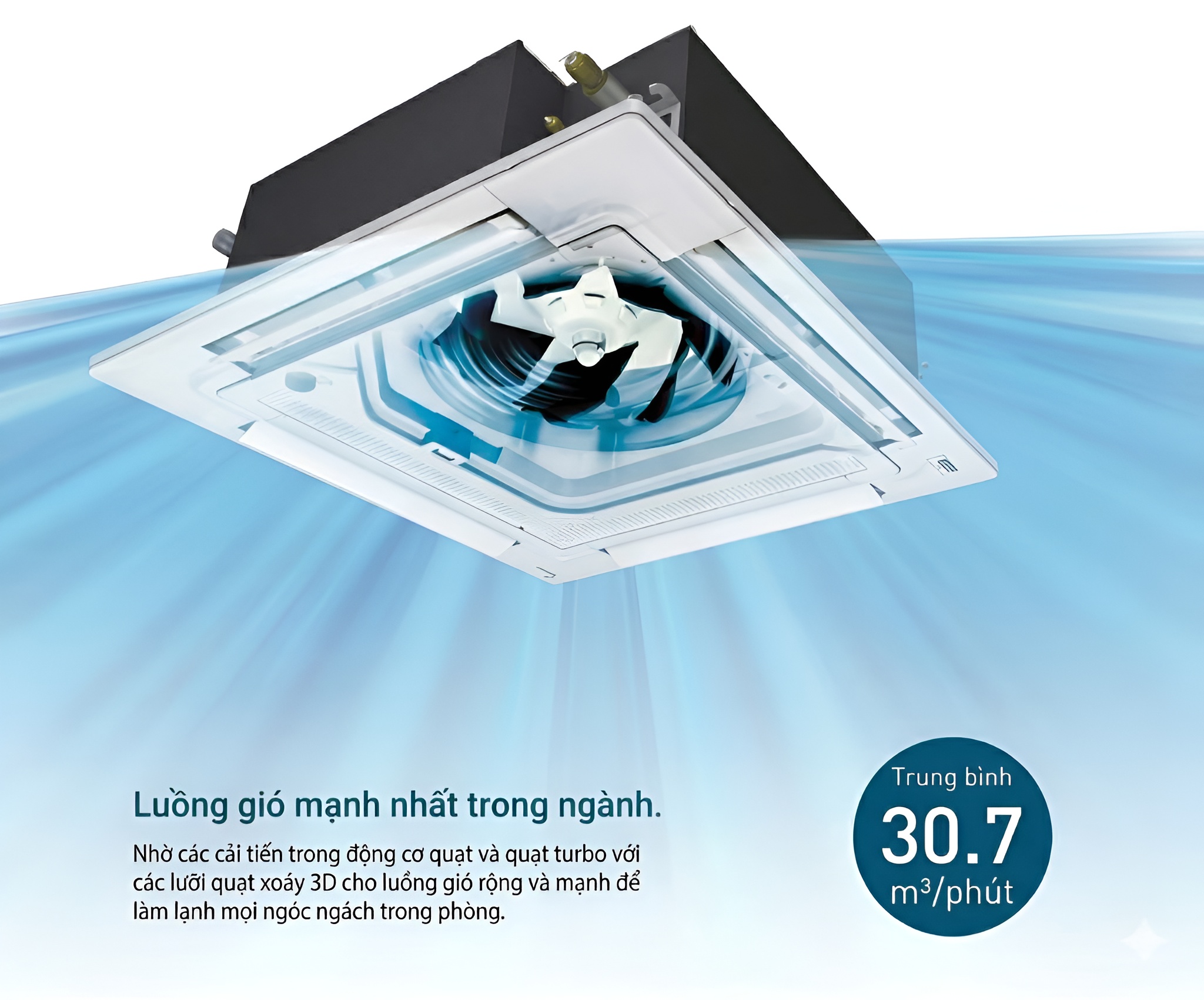 Điều hòa âm trần Cassette Panasonic bảo vệ sức khỏe gia đình bằng hơi thở trong lành từ công nghệ Nanoe-X hiện đại