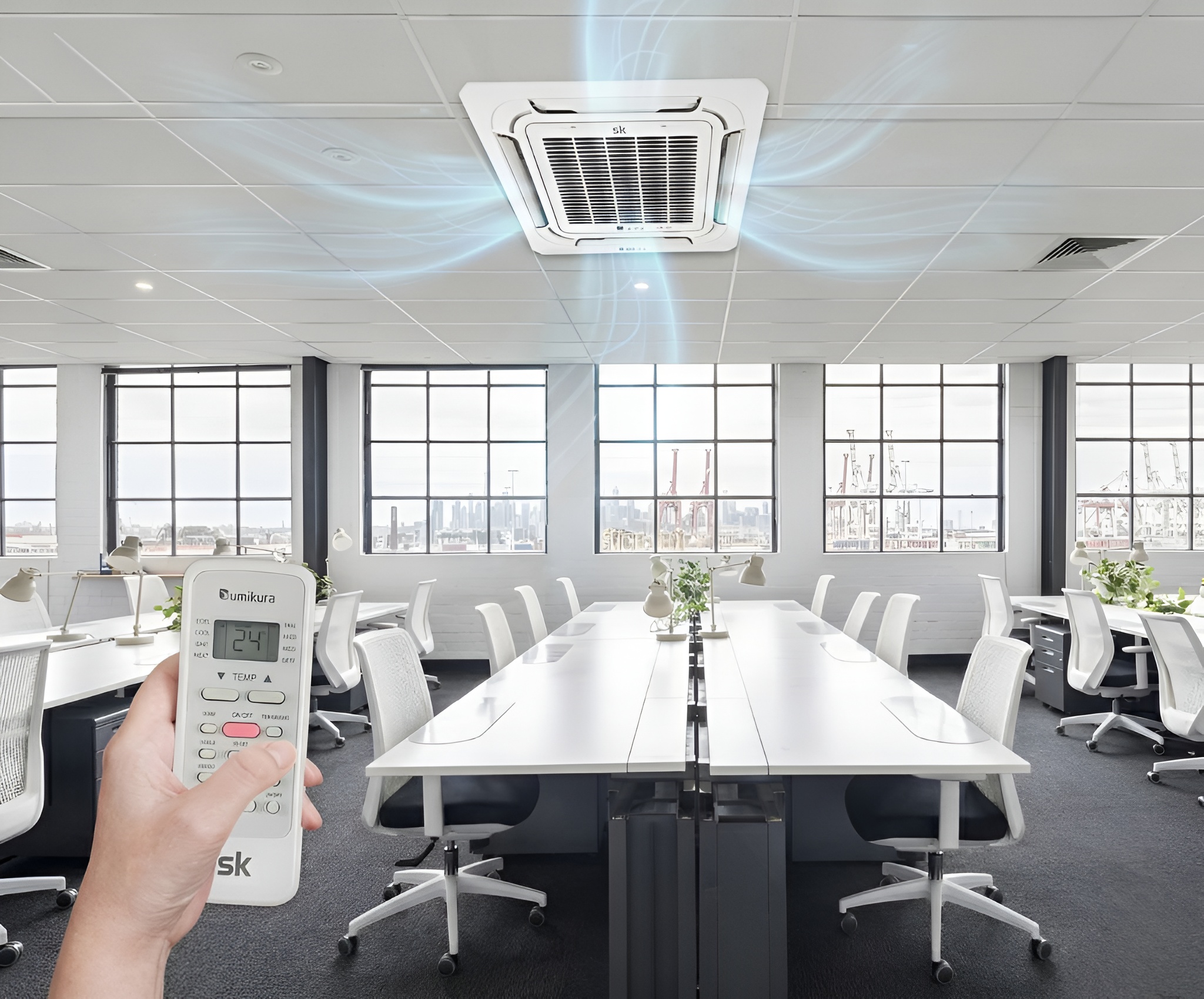 Bảng Giá Điều Hòa Âm Trần Cassette 2 Giải pháp làm mát tối ưu và sang trọng cho không gian văn phòng, hội nghị