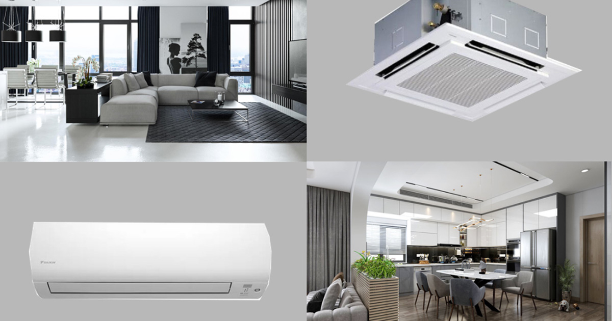 Bảng giá điều hòa trung tâm cho chung cư căn hộ