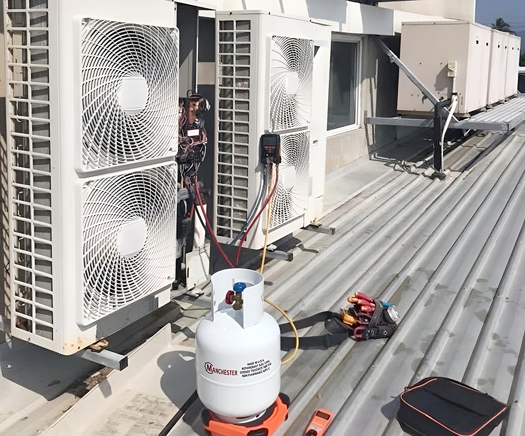 Lắp đặt ống gas và bơm gas